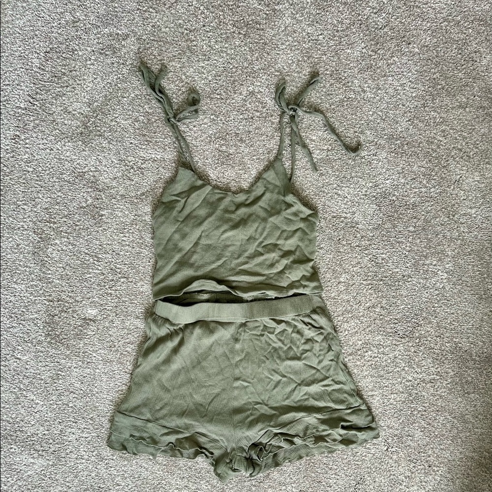 Sage Green Romper
